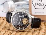 Replica Vacheron Constantin Geneve Tourbillon SS Black Dial Watch Warranty